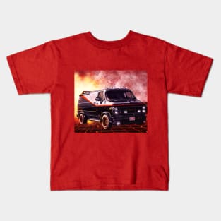 A-Team GMC Vandura Kids T-Shirt